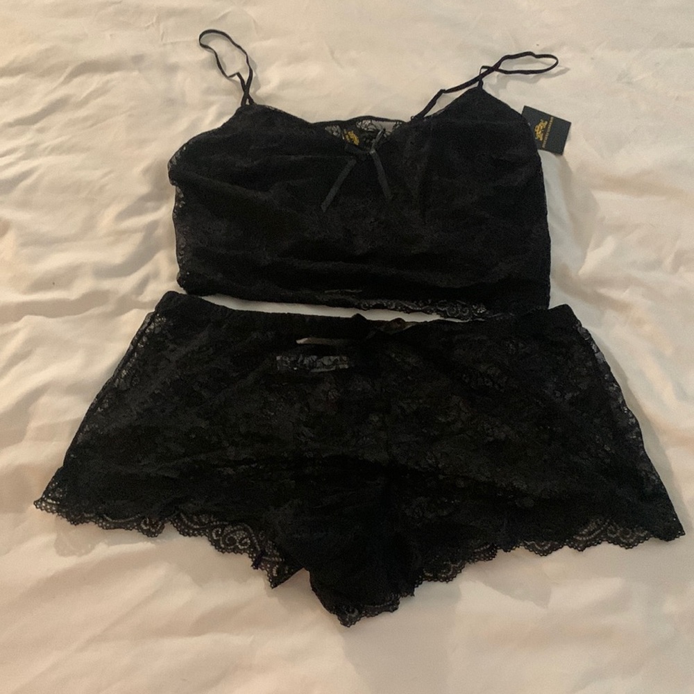 Lace Cami Shorts Set